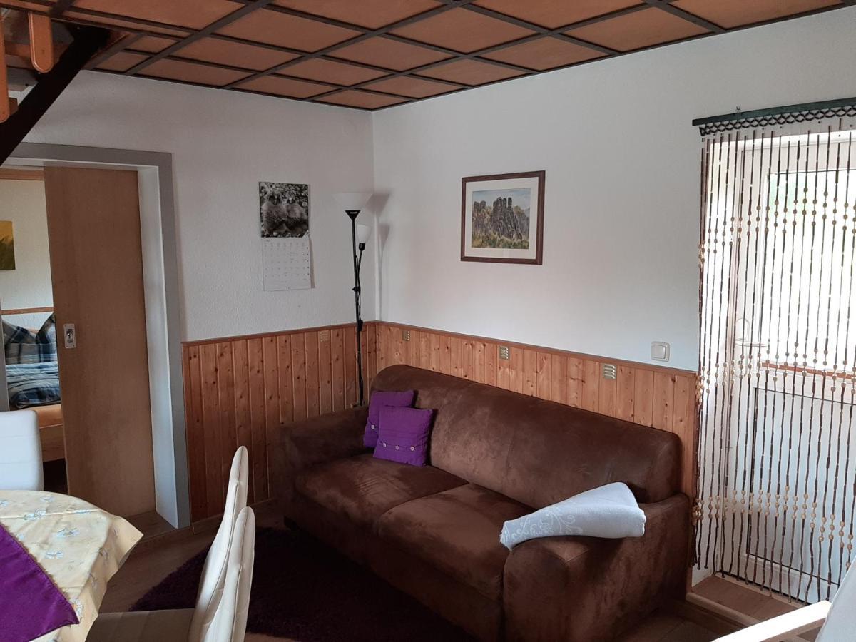 Ferienhaus Schoene Hohnstein Bagian luar foto